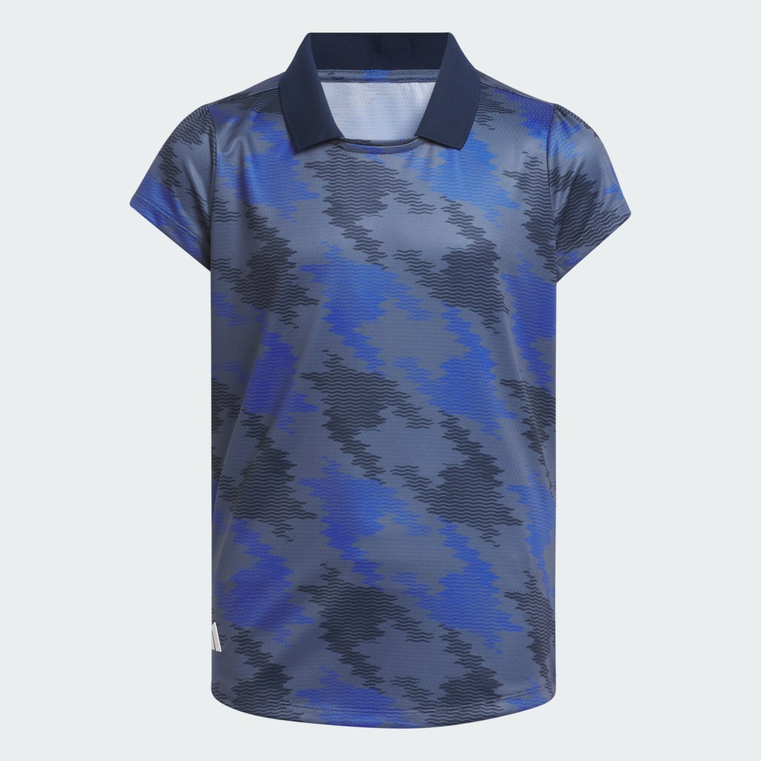 adidas HEAT.RDY Printed Polo Shirt Golf 128,140,152,164,170 Kids Preloved Ink