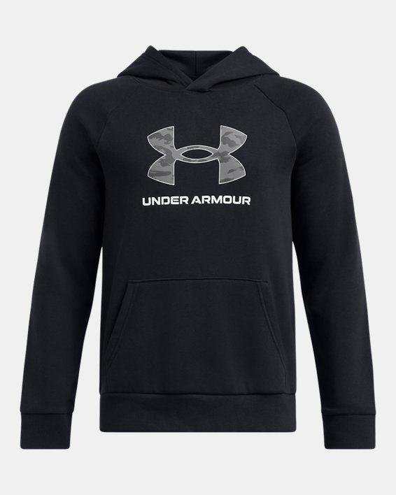 UA Rival Fleece Big Logo Print Fill Boys' Hoodie