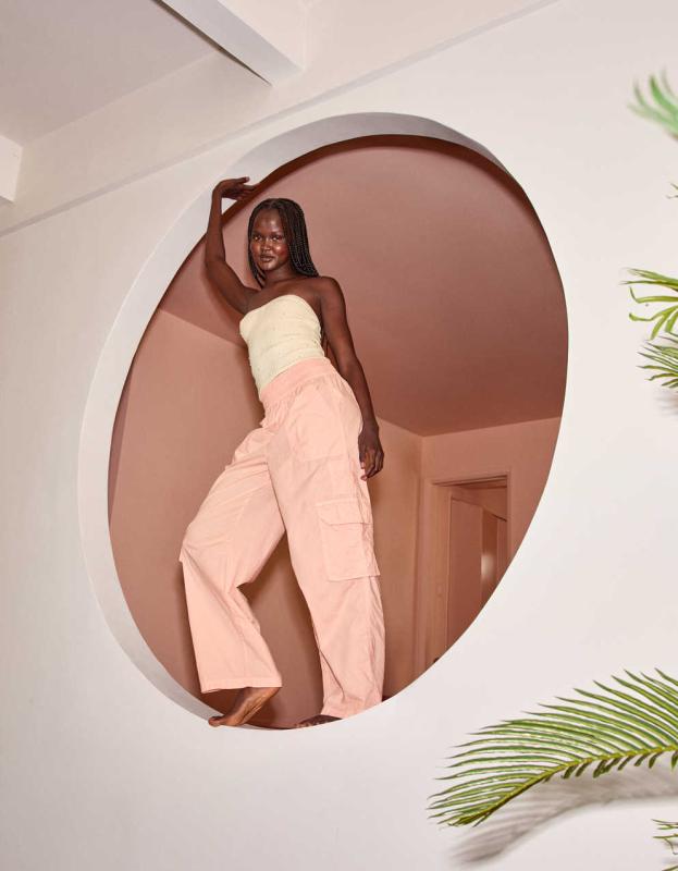 Aerie Easiest Cargo Pant - Dusty Pink, XS 
