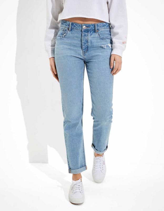 AE Low-Rise Tomgirl Jean - Blue Daylight, 4 