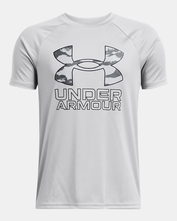 Boys' UA Tech™ Hybrid Print Short Sleeve