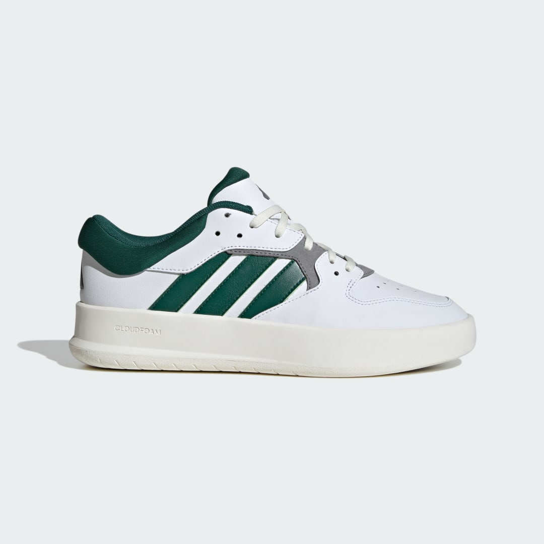 adidas Court 24 Shoes Lifestyle,Tennis 11.5 UK Men White / Green / Off White