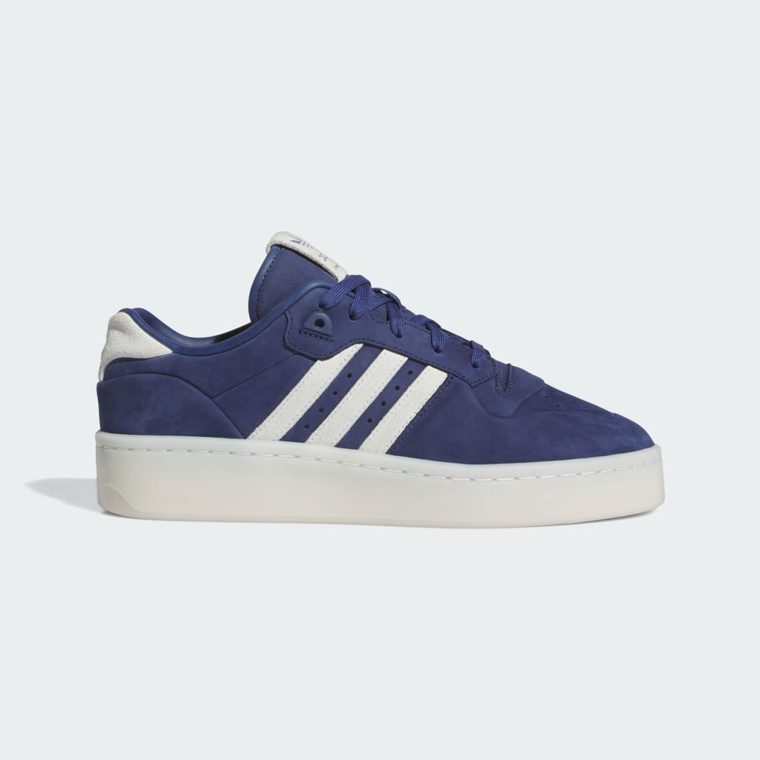 adidas Rivalry Low Lux Shoes Basketball 5 UK Unisex Dark Blue / Ivory / Ivory