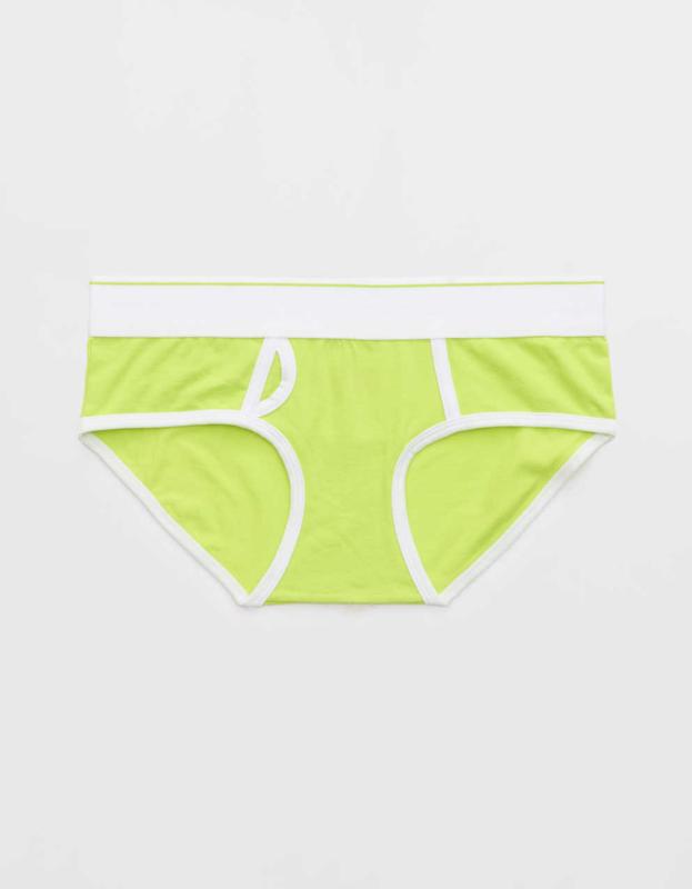 Superchill Cotton Logo Boybrief Underwear - Lime Slush, S 
