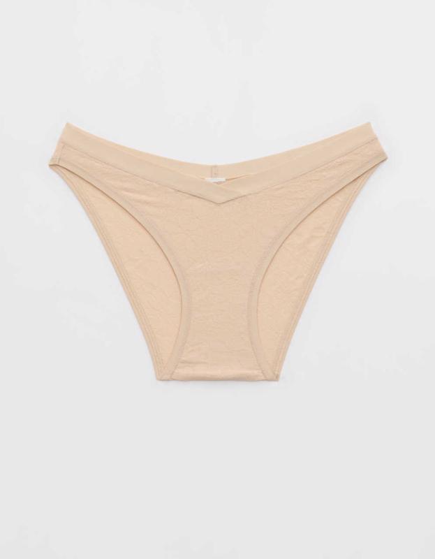 Superchill Cotton Valentine's Day Bikini Underwear - Sandalwood, M 