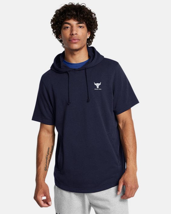 Men's Project Rock Terry Short Sleeve Hoodie