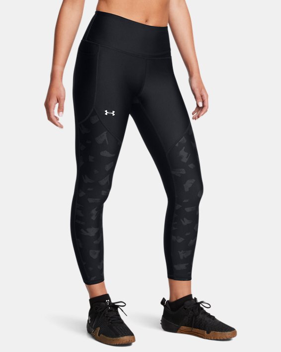 Women's UA Tech™ Printed Panel Ankle Leggings