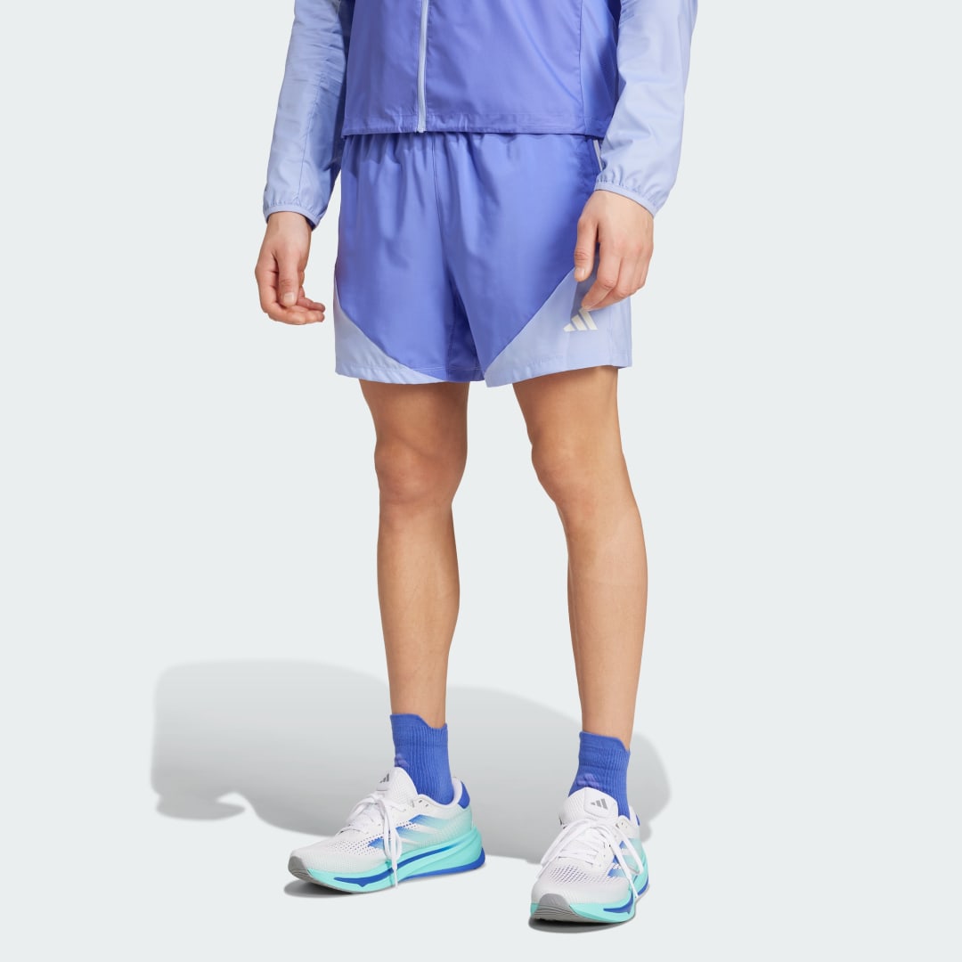 adidas Own the Run Base AEROREADY Shorts Running 3XL 7" Men Semi Cobalt Blue / Blue Spark
