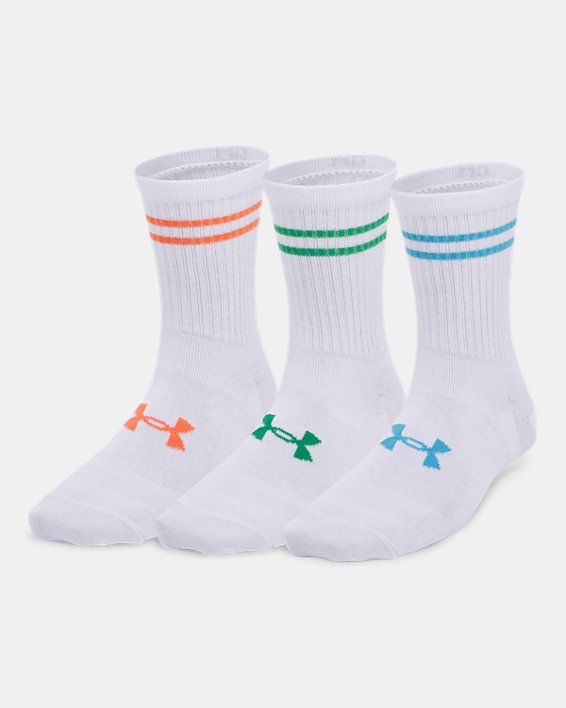 UA Essential Women's 3-Pack Mid Crew Socks