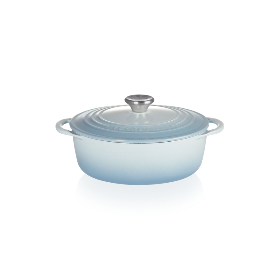 New BIS Round Cocotte 22cm Coastal Blue