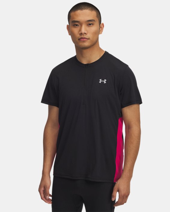 UA Trail Run Men's Zip Short Sleeve