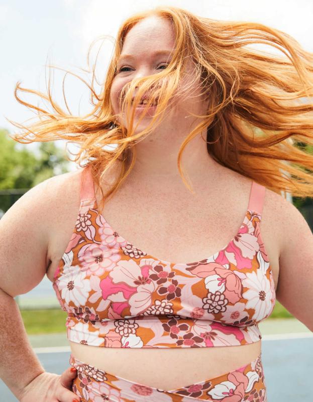 OFFLINE Real Me Ballet Back Sports Bra - Hazel, XS 