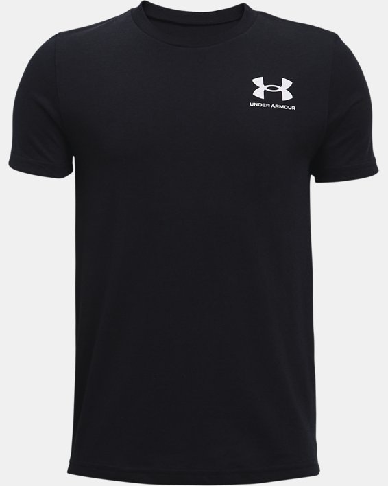 Boys' UA Left Chest Logo Short Sleeve