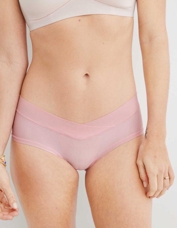 SMOOTHEZ Everyday Crossover Boybrief Underwear - Quartz Pink, S 