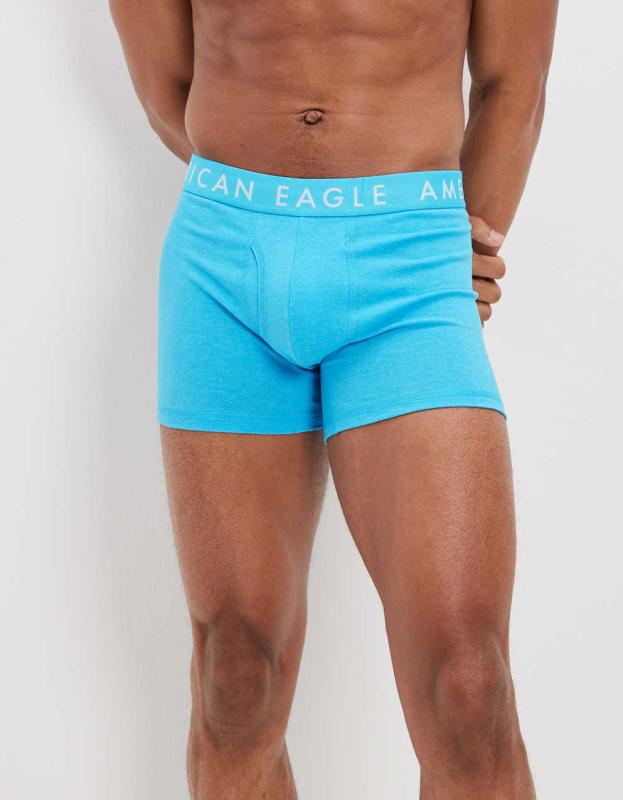 AEO Men's 4.5" Classic Boxer Brief - Tidal Blue, S 