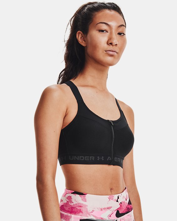 Women's Armour® High Crossback Zip Sports Bra