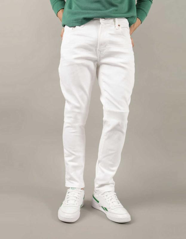AE AirFlex+ Slim Jean - White, 38W x 32L 