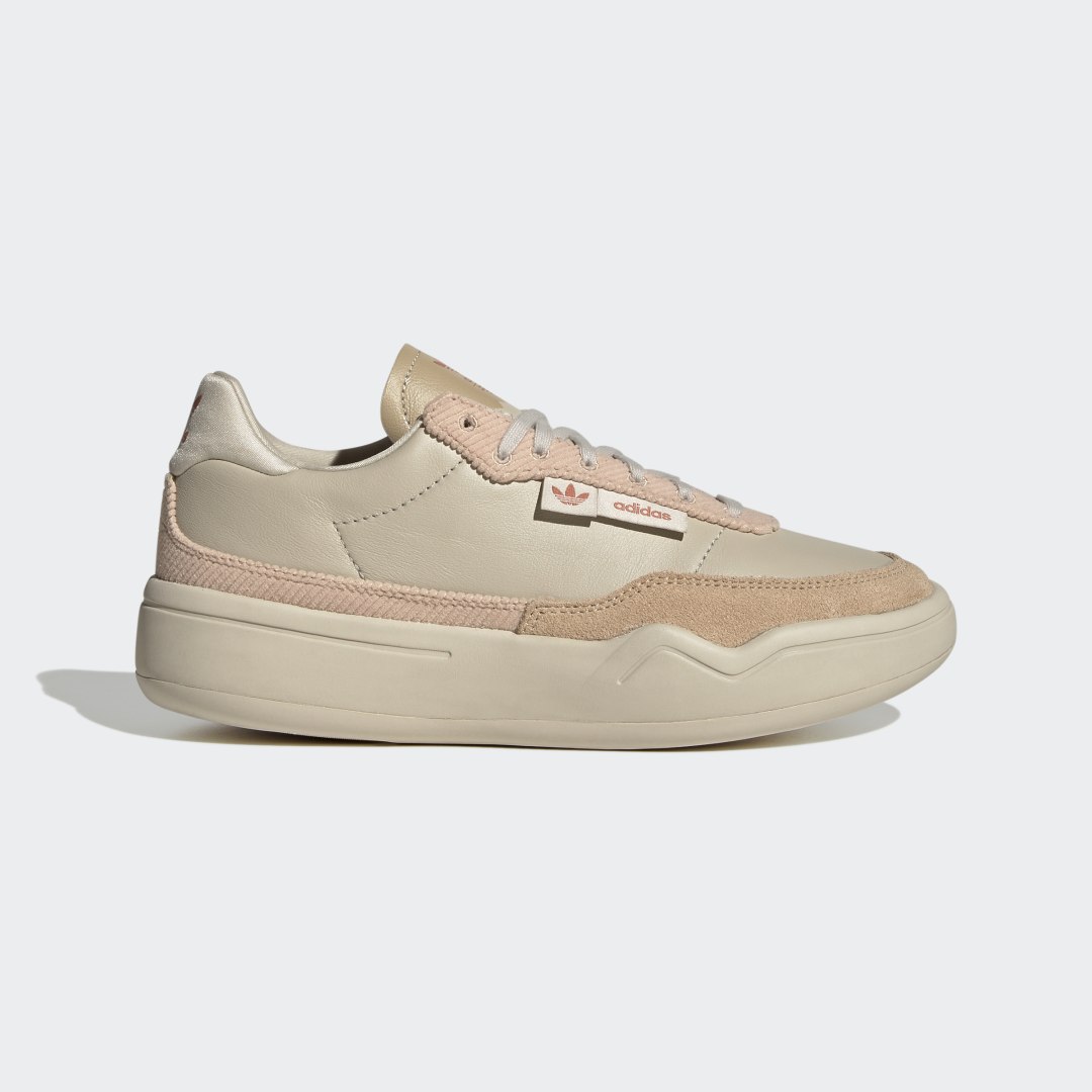 adidas Her Court Shoes Lifestyle 6 UK Women Bliss / Magic Beige / Magic Earth