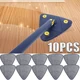 10PCS Triangle Microfiber Cloth Dust Mop Replacement Head Pads Large Glass Cleaning Microfiber Sweeping Rags Floor Clean Tool