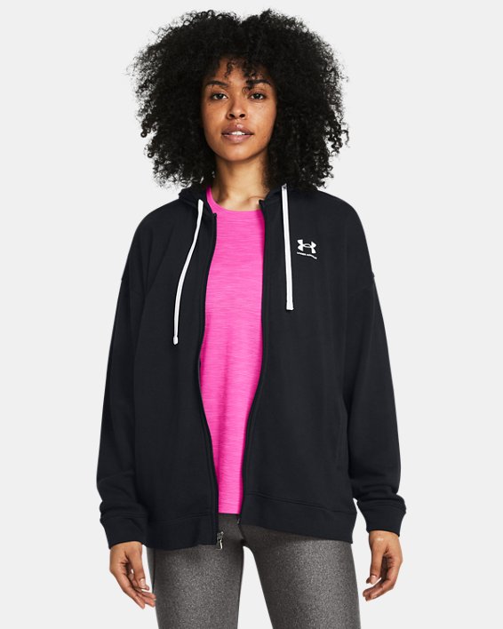 Women's UA Rival Terry Oversized Full-Zip Hoodie