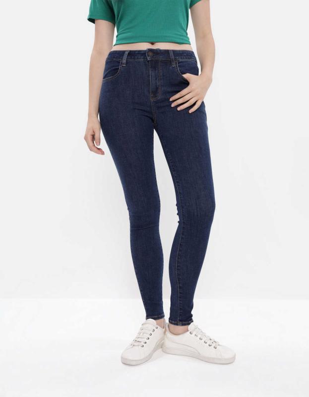AE Next Level High-Waisted Jegging - Dark Rinse, 00 