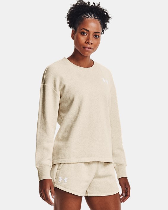 Women's UA Rival Fleece Oversized Crew