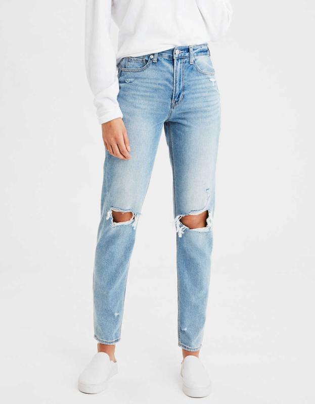 AE Ripped Mom Jean - Cool Classic, 00 