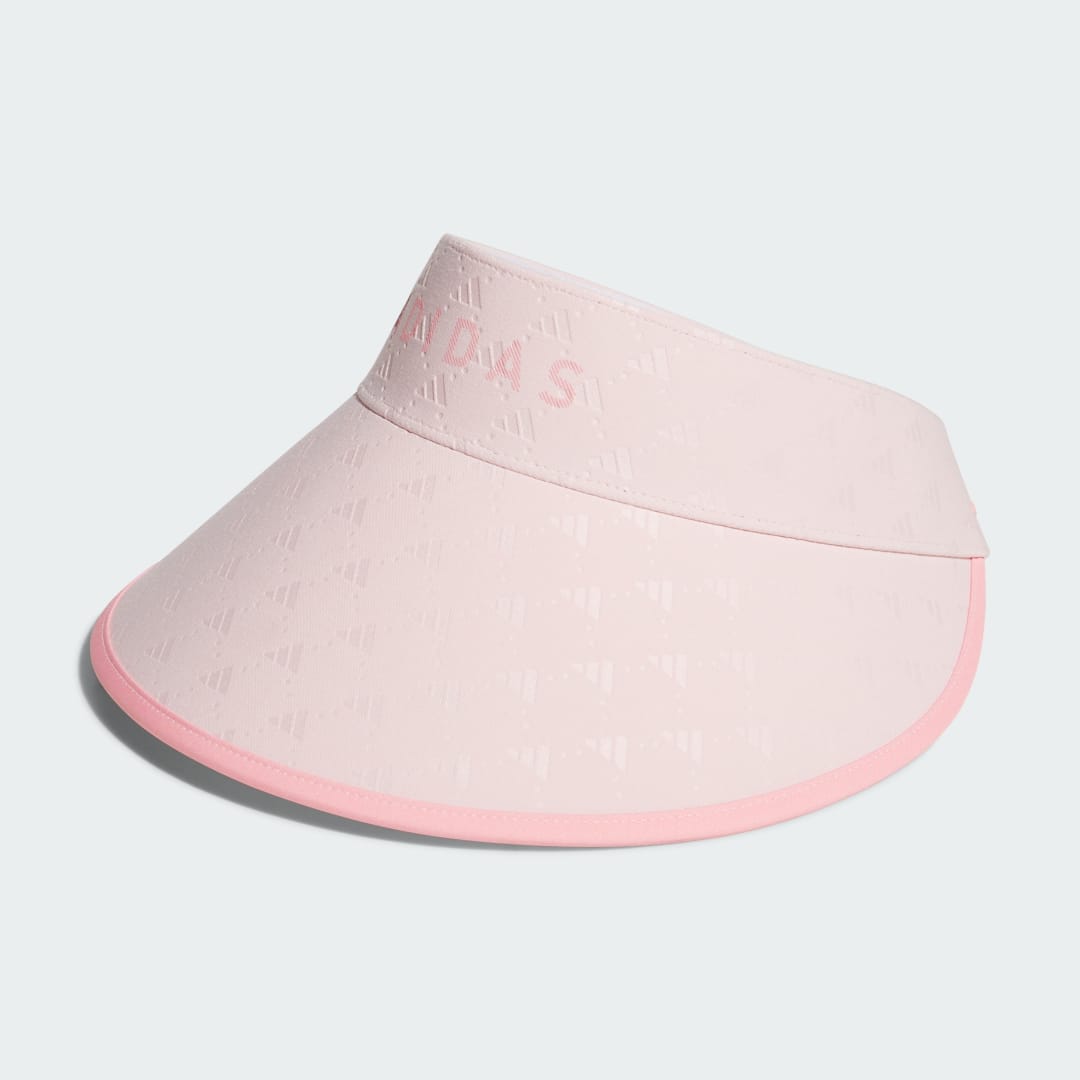 adidas Allover Print Wide Visor Golf OSFW Women Sandy Pink