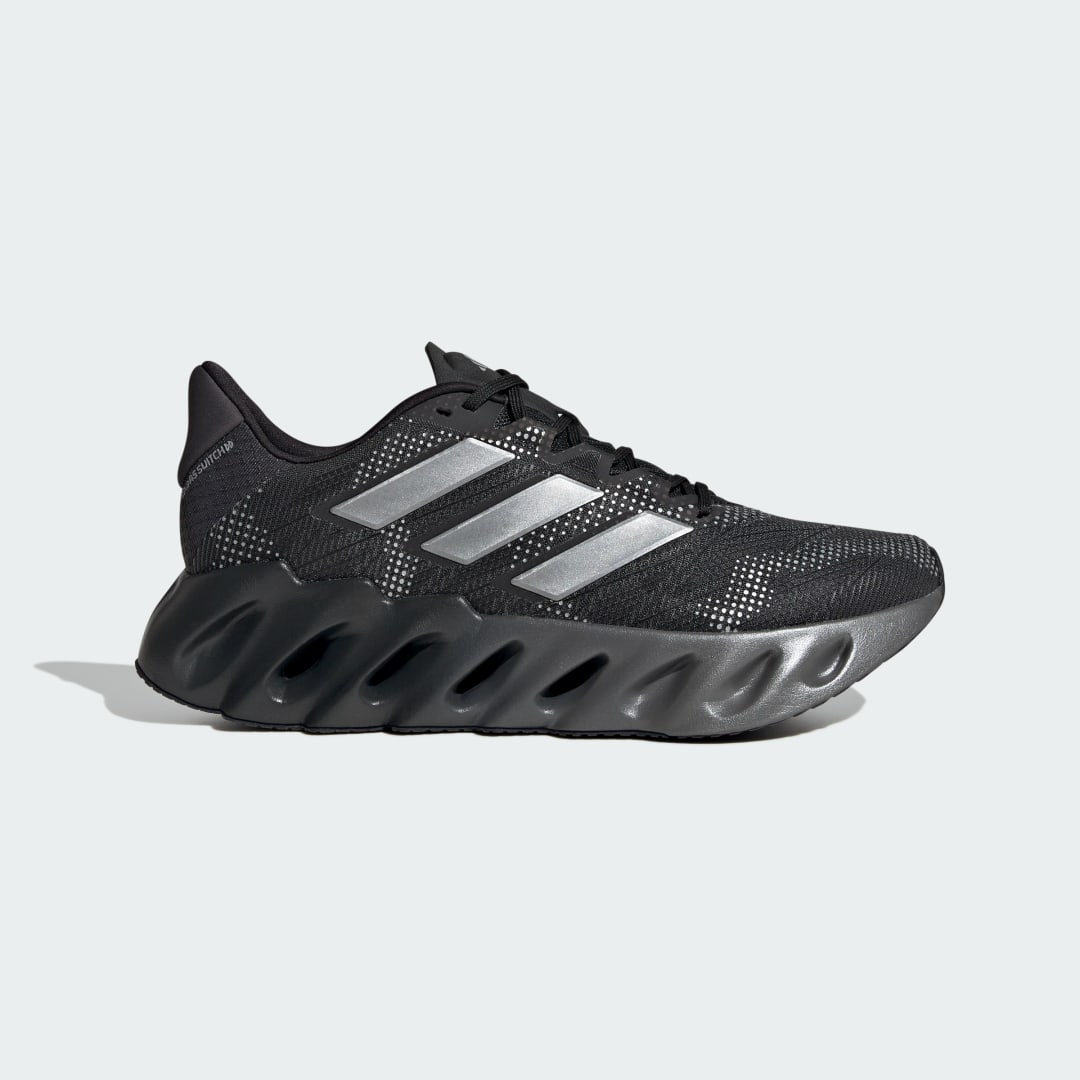 adidas Switch FWD 2 Shoes Running 12 UK Men Black / Iron Metallic / Grey
