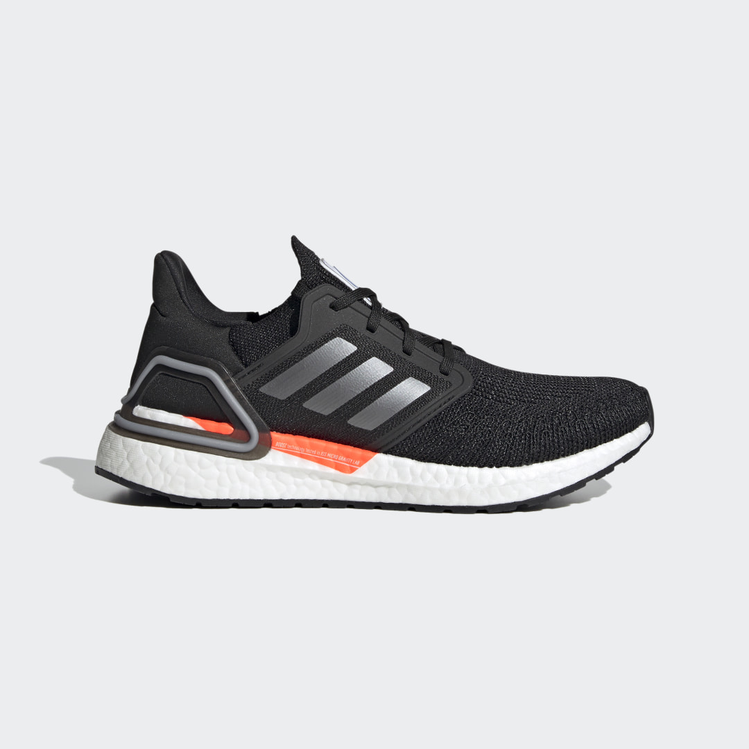 adidas Ultraboost 20 Shoes Running 6.5 UK Women Black / Iron Metallic / Grey
