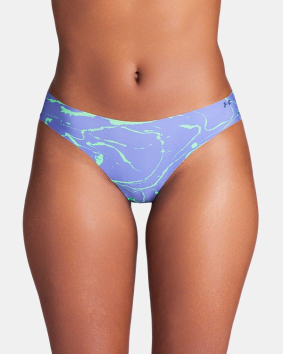 Women's UA Pure Stretch 3-Pack Printed No Show Thong