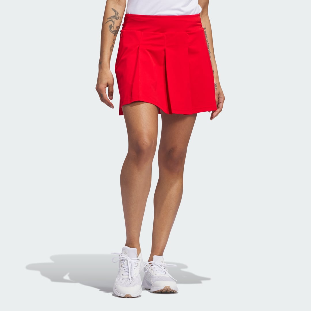 adidas Women's Ultimate365 Tour Pleated Skort Golf L/S Women Better Scarlet