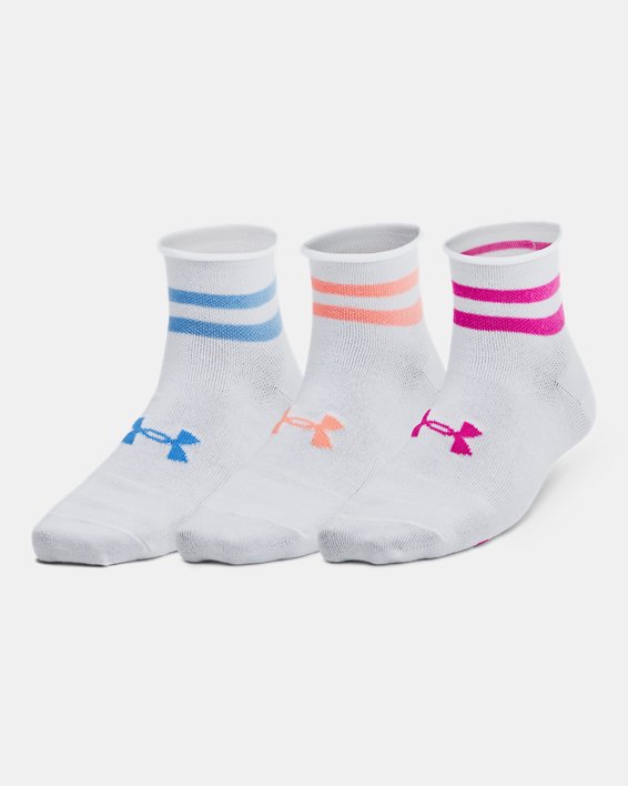 Women's UA Essential 3-Pack Quarter Socks