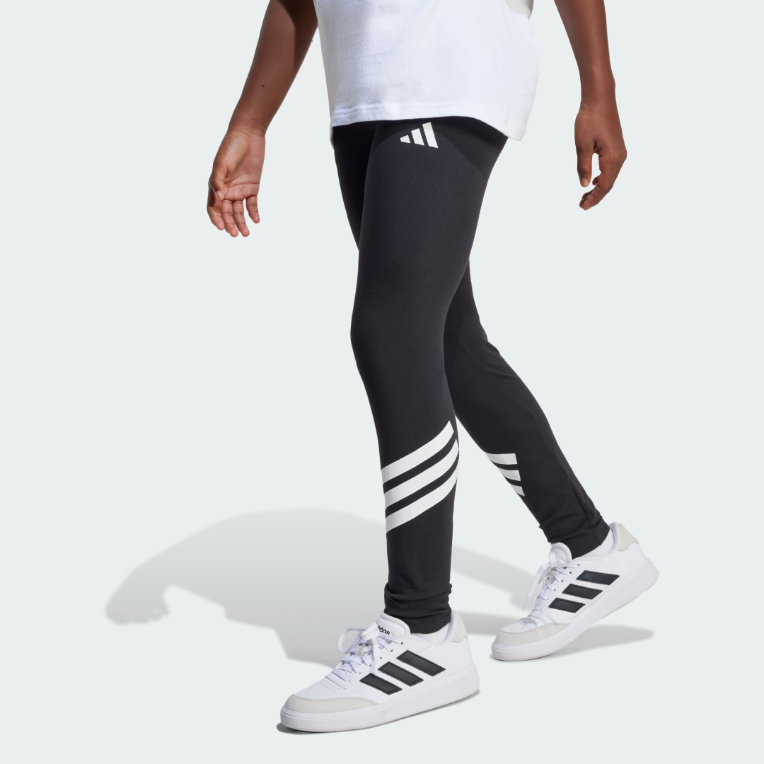 adidas Future Icons 3-Stripes Leggings Kids Lifestyle 152 Kids Black / White