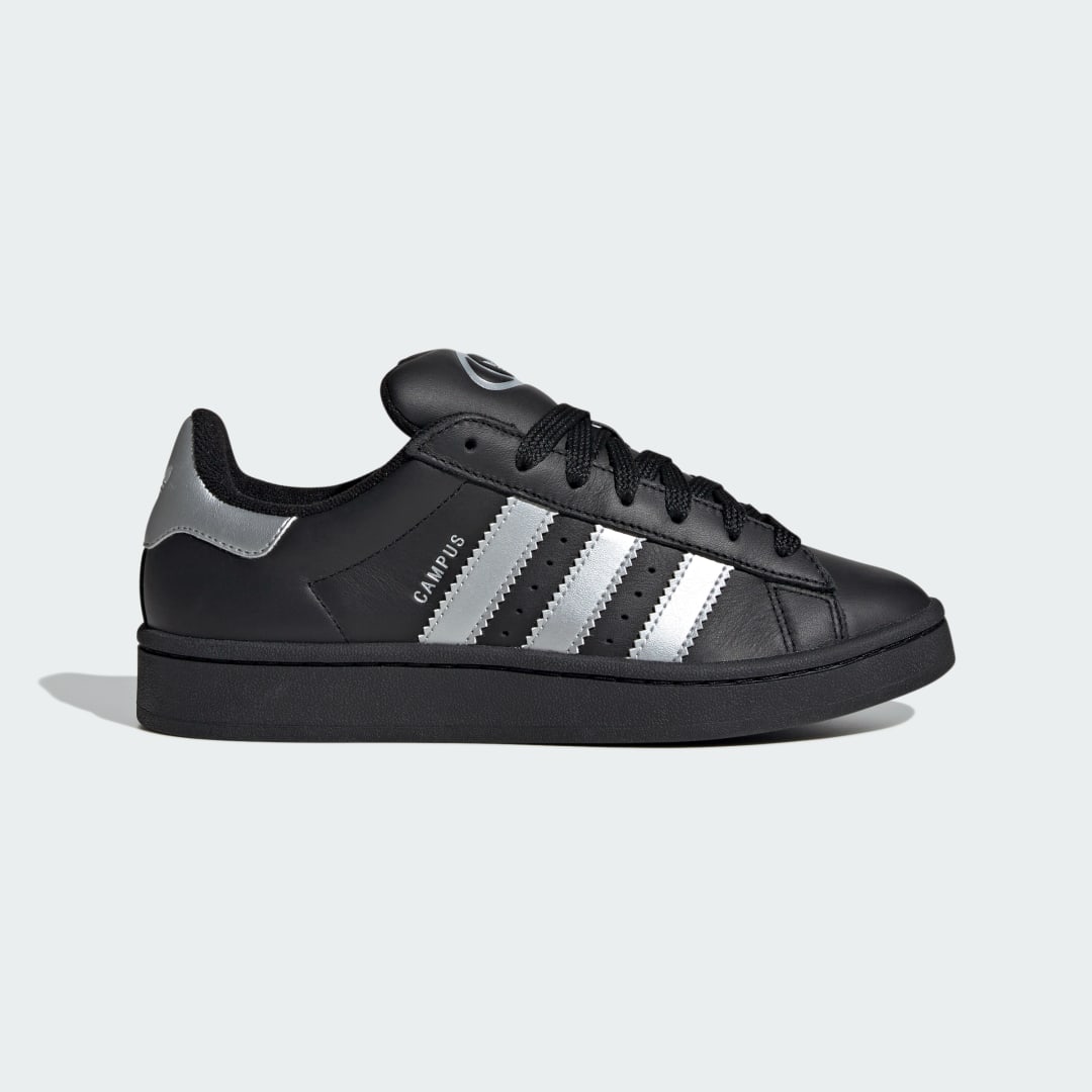 adidas Campus 00s Shoes Lifestyle 6 UK Women Black / Silver Metallic / White
