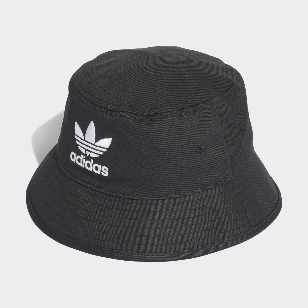 adidas Adicolor Trefoil Bucket Hat Lifestyle OSFY Unisex Black / White