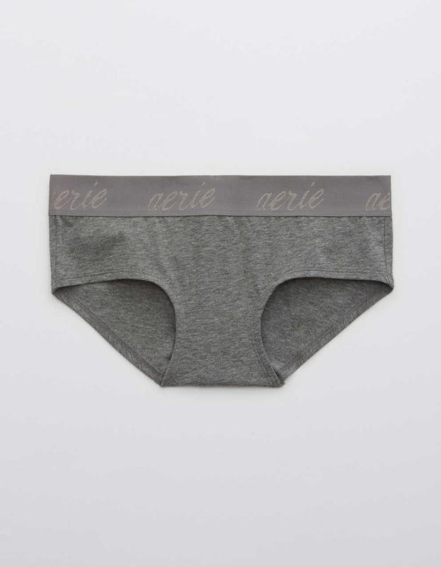 Superchill Cotton Logo Boybrief Underwear - Dark Heather Gray, XS 