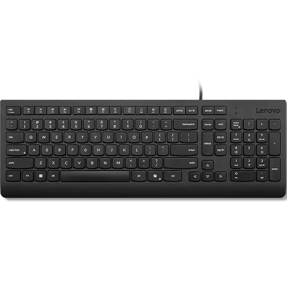 Lenovo Essential Wired Keyboard (Black) - US English 103P