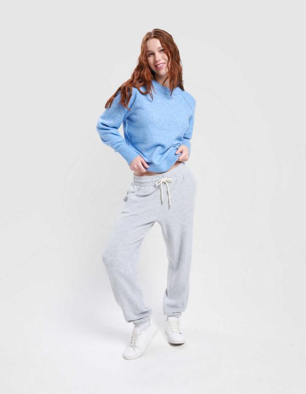 Aerie Bubble Sleeve Sweater - Blue Lion, M 
