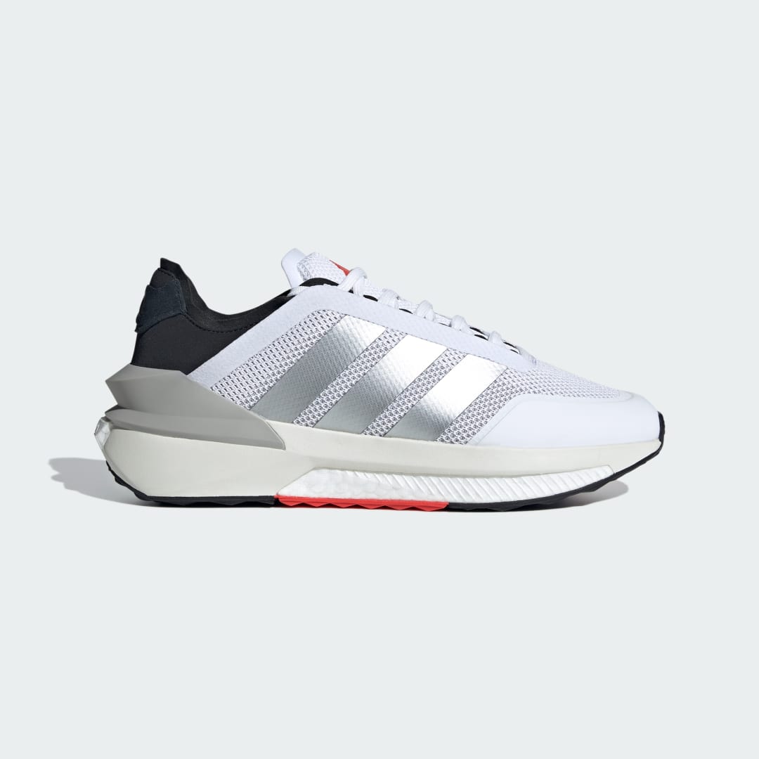 adidas Avryn Shoes Lifestyle 12.5 UK Unisex White / Matte Silver / Red