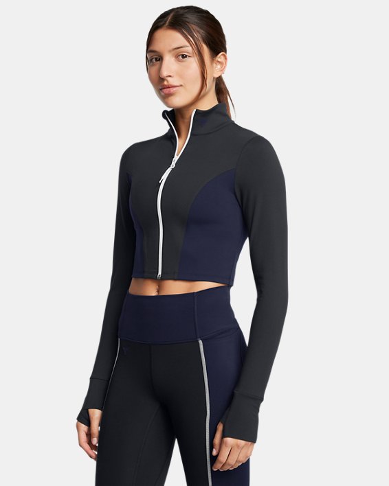 Project Rock Lets Go Women's Crop Full-Zip