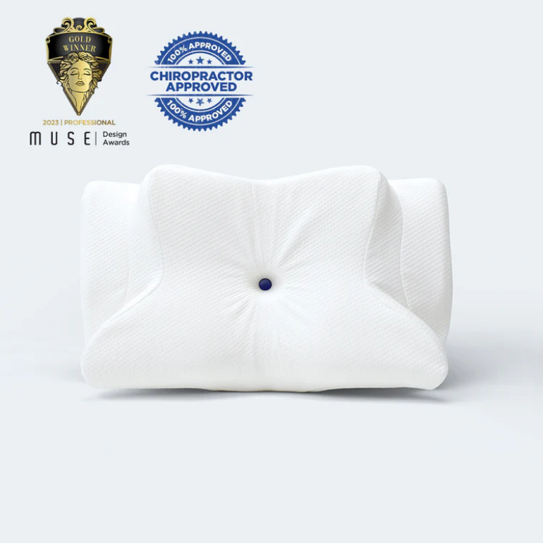 Bluedotttm Ultra-button Pillow-for-neck-pain