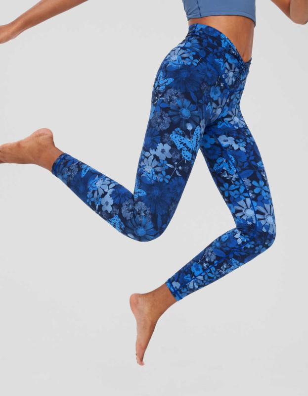 OFFLINE By Aerie Real Me Xtra Twist Legging - Blue Lion, S 