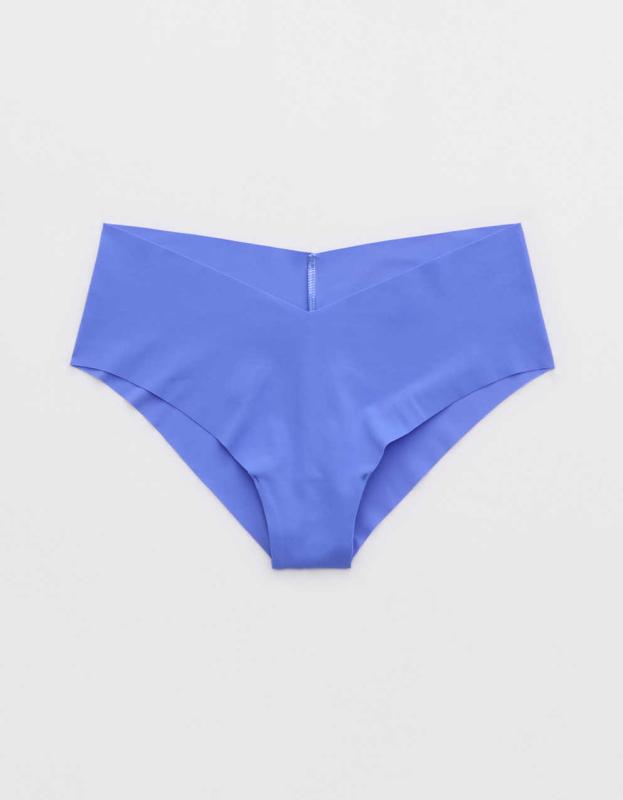 SMOOTHEZ No Show Cheeky Underwear - Blue Heaven, XL 