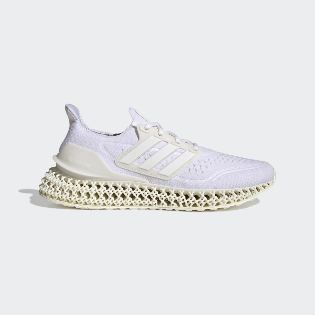 adidas Ultra 4DFWD Shoes Running 8 UK Unisex White / White