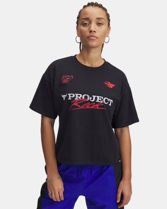 Project Rock Boxy Women's Crop Short Sleeve