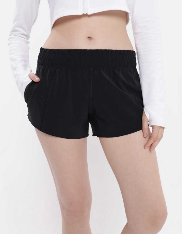 OFFLINE By Aerie Hot Stuff Low Rise Short - True Black, L 