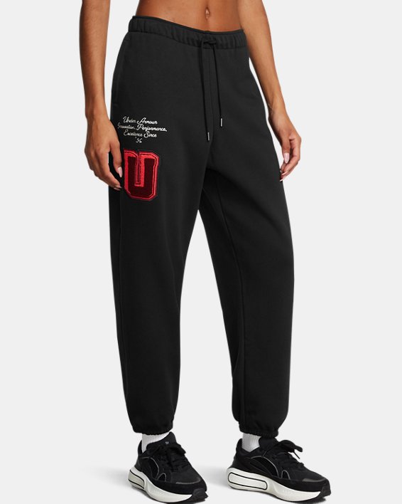 Women's UA Icon Heavyweight Terry Oversized Armour U Joggers