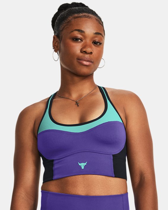 Women's Project Rock Infinity Mid Longline Lets Go Bra