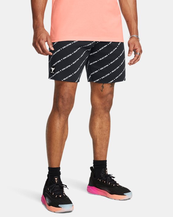 Project Rock Icon Fleece Printed Badge Of Honor Men's 7" Shorts